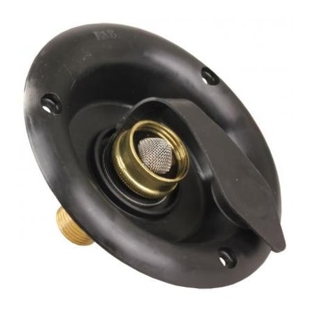 Jr Products CITY WATER DISH W/ 1/2IN MPT, BLACK 321-B-36-A